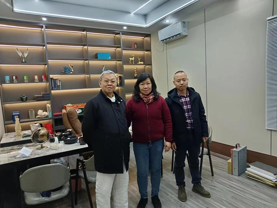 法國華僑代表團蒞臨睿婕輕鋼別墅工廠考察，探尋合作機會！